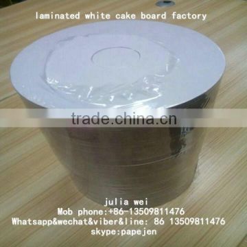 one side white/one side silver cardboard laminated golden cakeboards 700*1000mm