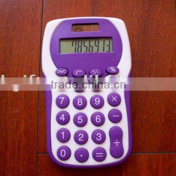new design hot sale solar pocket calculator(dual power calculator)