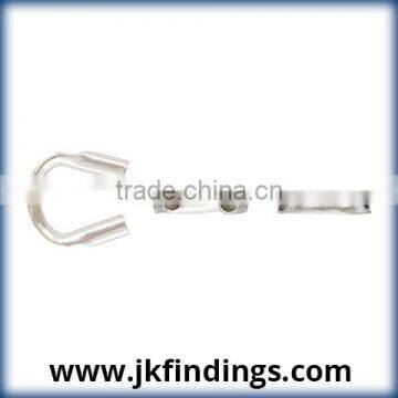 .925 Silver Jewelry Findings: Cable Thimble .021" Hole AT