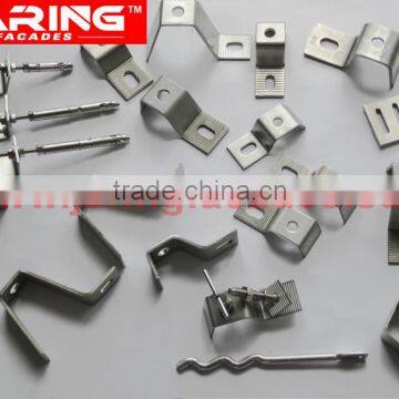 stainless steel 304 316 marble fixings bracket,stone cladding systems in building materials