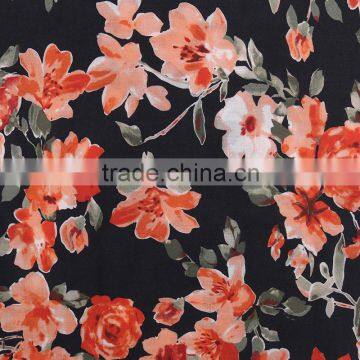 Shaoxing Linen Viscose Fabric Rayon Printed Fabric for Woman Dress photo-3