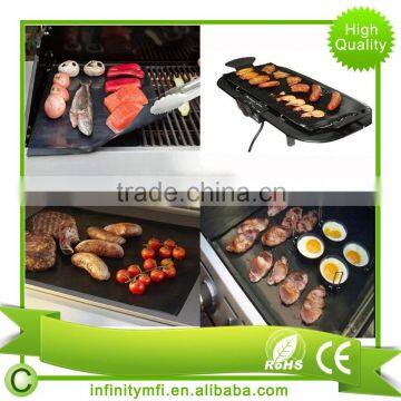 High Quality IN521 Mat BBQ Grill Mat Nonstick Oven Liner BBQ Grill Mat For Electric, Gas And Toaster Oven Teflon Cook Sheet photo-3