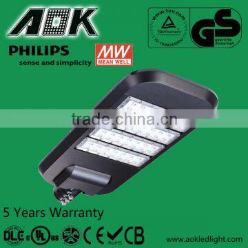 UL cUL DLC TUV-GS SAA CB CE Listed 160W LED Street Light