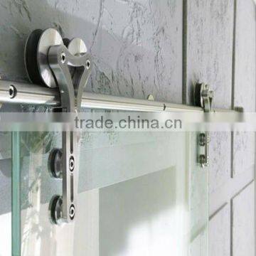 Double roller glass sliding door system YG-D237