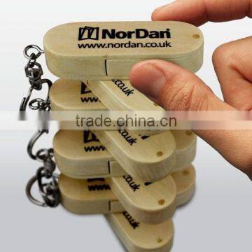 Cheap Wooden USB Flash Drive With Free Logo Print photo-2