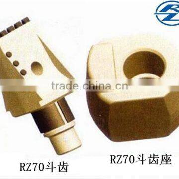 BFZ80 High Grade Steel Flat Teeth for Oil Field Drilling Foundation Drilling Tools Auger Bucket Teeth photo-2