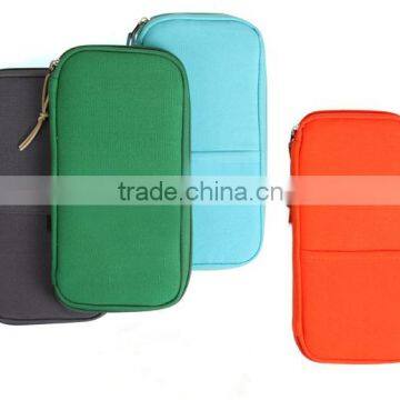 Multifunctional wallet waterproof travel passport pouch bag for tickets and money