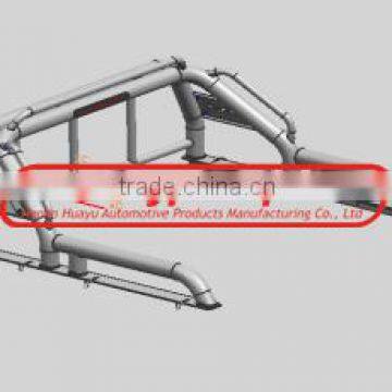 3"Stainless Steel Roll Bar with Side handrail for Toyota Hilux Vigo2009-2013