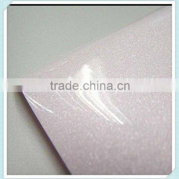 high gloss sparkle metallic pvc decorative film