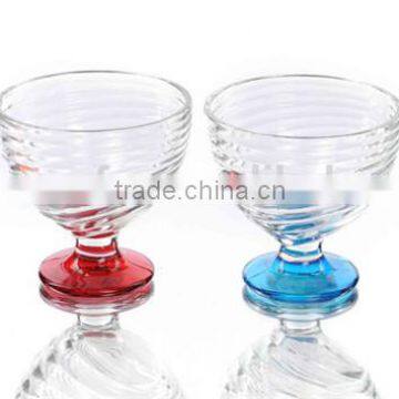 Colored Twill Ice Cream Cups With Stand