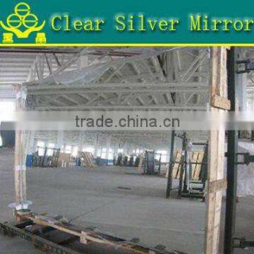 2mm low price Silver types decorative mirror wall mirror glass with CE&ISO certificate