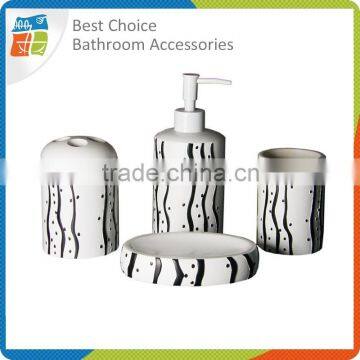 Polyresin bathroom vanity accessories