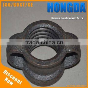 Forged Iron Kad-Screw Nut Galvanized Adjustable Screw Base Jack Nut