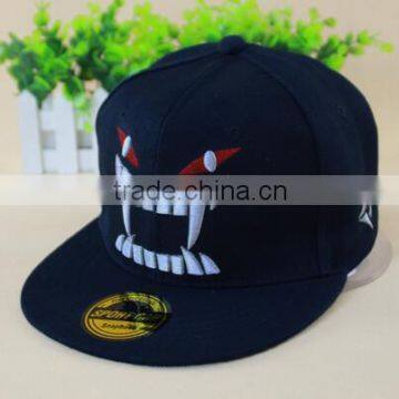 Hot embroidery monster tooth style Basketball Baseball snapback visor Caps outdoor summer sports hiphop trucker running hats