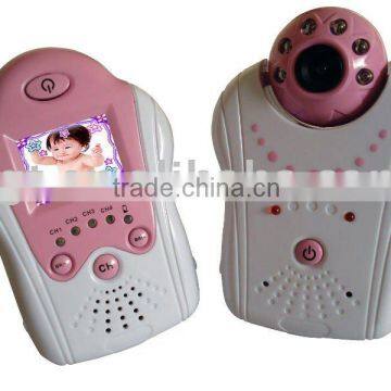 2.4G wireless Baby Monitor with 4 channels