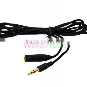 150cm 1.5m 3.5mm Jack Male to Female Aux Cable Cord Stereo Audio for PC IPod MP3 photo-6