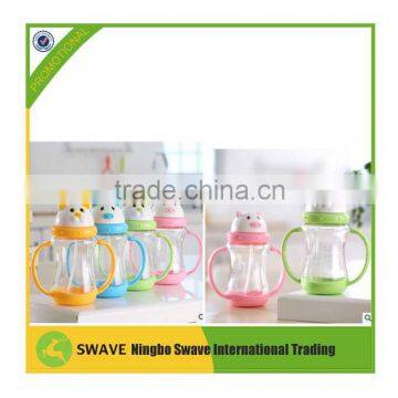 2016 Hot Sell Baby Drinking Plastic Cups 180cc Baby Bottle Straw With Handle P76750 photo-6