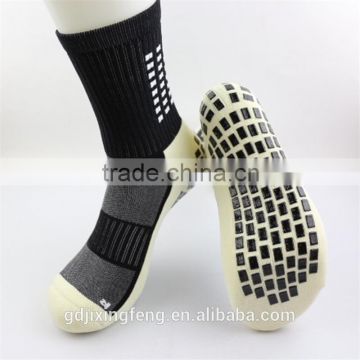 best selling men's cotton anti slip terry sport socks