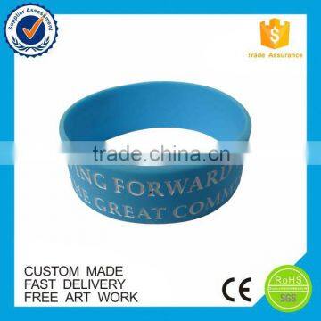 Fashion New Novelty Two Color Thick Silicone Bracelets photo-3