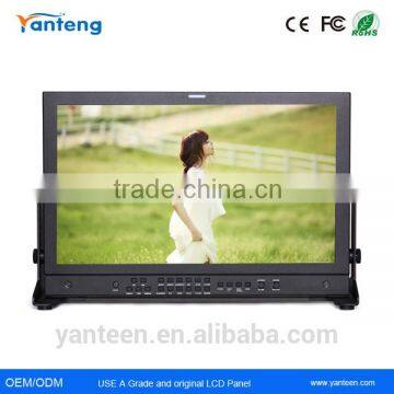 1000nits sunlight readable IPS Screen 21.5Iinch Full HD Professional SDI Monitor with PAL NTSC SECAM