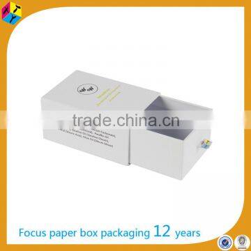 white rigid packaging gift boxes for candles