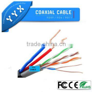 combined cable utp 3p cat5e cable with 18/2power