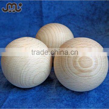 Top quality well polished solid toy wooden ball