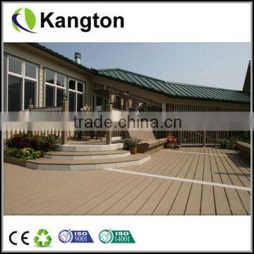 Multi-color wpc decking installation