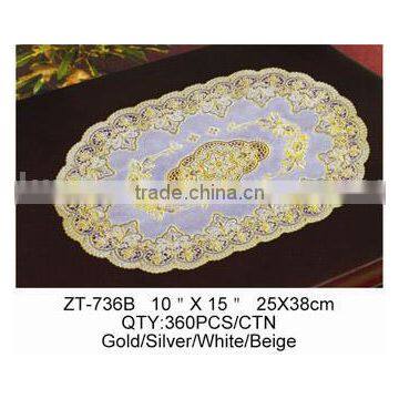 PVC DOILY table mat - ZT-736B