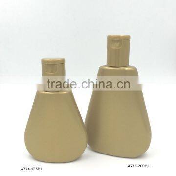 200ml golden cream lotion bottle