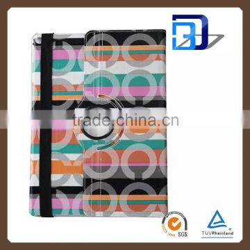 Manufacturer Wholesale Circle Pattern 360 Degree Rolating PU Leather Tablet Case For IPad Pro Bluetooth Keyboard Case photo-6