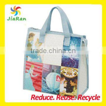 Zipper Food Delivery Thermal Bags Inner Cool Lunch Bag