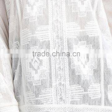 Women Full Embroidery Light Knit Blouse photo-5