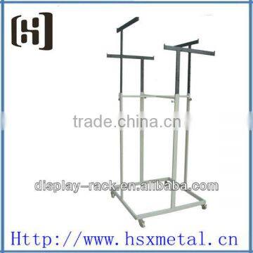 adjustable clothes hanger rack / design clothes display rack / stand clothes hanger rack HSX-S359