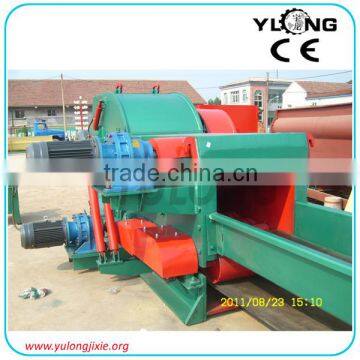 5 ton/hour yulong brand wood chipper with crane