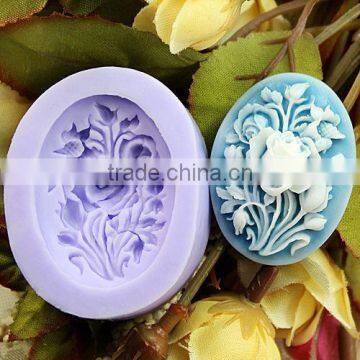 Silicone Rose Cake Mold Flower Handmade Soap Mould