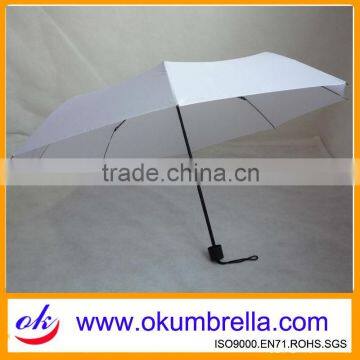 White Promotional Sun Protective Umbrellas OKF82