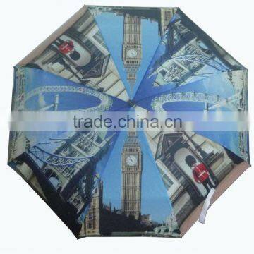 Heat transfer printing umbrella