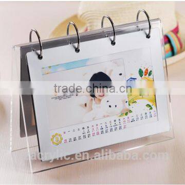 Acrylic triangle desk calendar hot sale