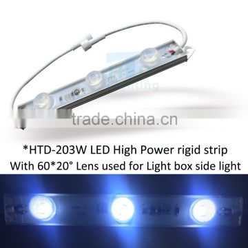 Edge lit Crystal Slim Light Box White 3535 SMD LED Rigid Bar