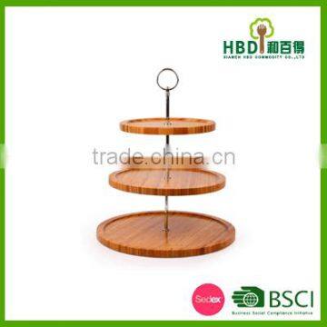 3 Layers Tiered Round Rotable Tray