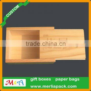 Sliding Lid Real Wood Box Vegetable-based Soap Sun Kissed Box