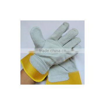 AB grade 707 work cow split leather working gloves/ safety gloves/ welding gloves