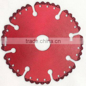 Vaccum brazed diamond saw blade