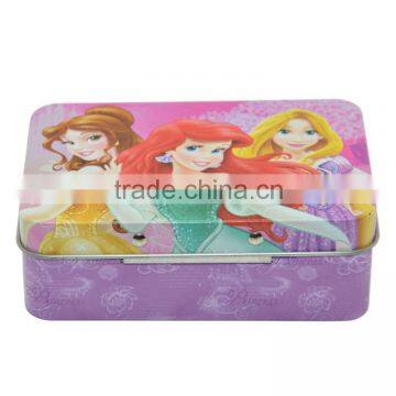 Cute Rectangular Tin Lunch Box With Handle photo-2