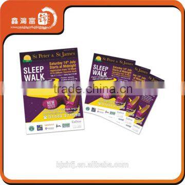 XHFJ Custom full color flyer booklet printing