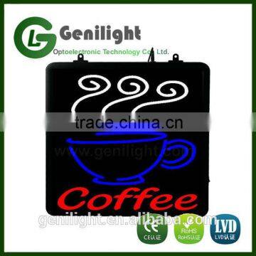 LED Animated Neon Bright Light CAFE Attractive Business Sign photo-2