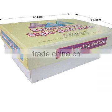 Cheap cardboard paper box for packing playing cards