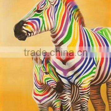 Yiwu oil painting canvas art of horse