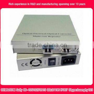 10g media converter 2 Ports QSFP to QSFP 40G WDM Transponder OEO Converter w/full 3R Support Standalone